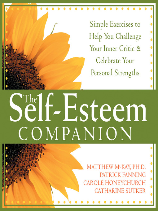 Title details for The Self-Esteem Companion by Matthew McKay - Wait list